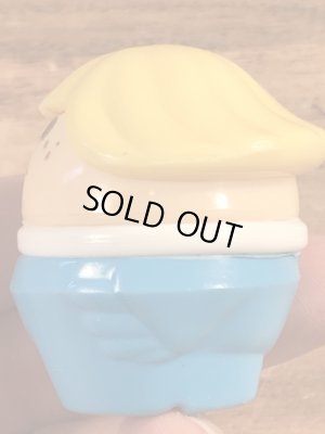 80年代頃のリトルタイクスのおかっぱの水色ボトムの女の子のヴィンテージトドルトッツ