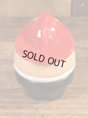 80年代頃のリトルタイクスの白人の消防士のヴィンテージトドルトッツ