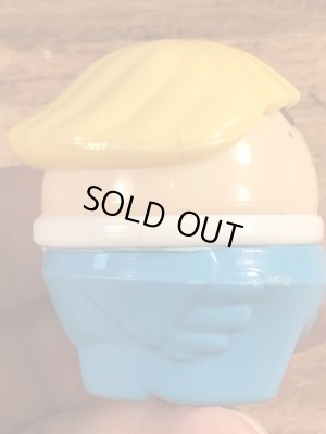 80年代頃のリトルタイクスのおかっぱの水色ボトムの女の子のヴィンテージトドルトッツ