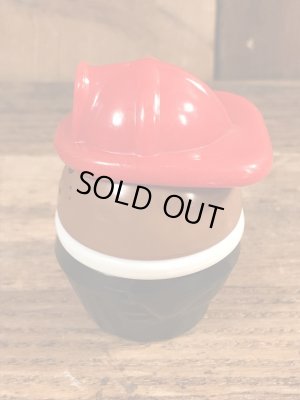 80年代頃のリトルタイクスの黒人の消防士のヴィンテージトドルトッツ