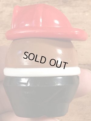 80年代頃のリトルタイクスの黒人の消防士のヴィンテージトドルトッツ