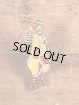 McDonald's “Ronald” Metal Pins　ロナルド　ビンテージ　ピンバッジ　マクドナルド　ピンズ　80年代