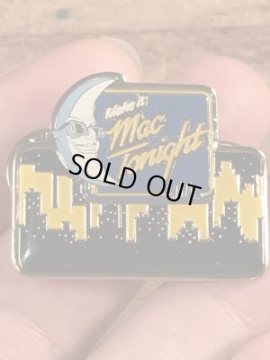 80年代頃のマクドナルドのマックトゥナイトのヴィンテージのピンズ