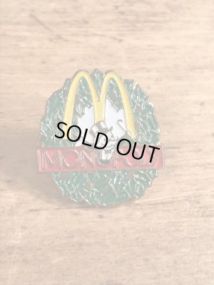 90年代頃のマクドナルドのビンテージピンバッジ
