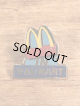 McDonald's “Wal Mart” Metal Pins　マクドナルド　ビンテージ　ピンバッジ　ピンズ　80〜90年代