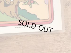 80年代頃のマクドナルドのビニール製のビンテージランチョンマット