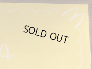 80年代頃のマクドナルドのビニール製のビンテージランチョンマット