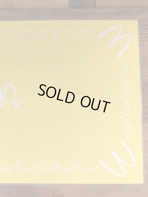 80年代頃のマクドナルドのビニール製のビンテージランチョンマット