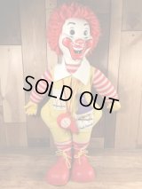 Hasbro Ronald McDonald Clown Plush Doll　マクドナルド　ビンテージ　プラッシュドール　笛吹ロナルド　70年代