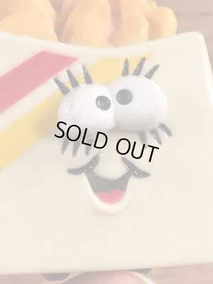 80年代頃のバーガーキングのポテトのヴィンテージハッピーミール