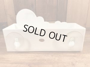 企業キャラクターのスクラビングバブルのヴィンテージバスタブオーガナイザー