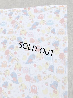 80年代頃のパックマンのヴィンテージベッドシーツ