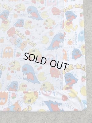 80年代頃のパックマンのビンテージボックスシーツ