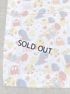 80年代頃のパックマンのビンテージボックスシーツ