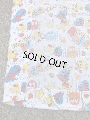 80年代頃のパックマンのヴィンテージベッドシーツ