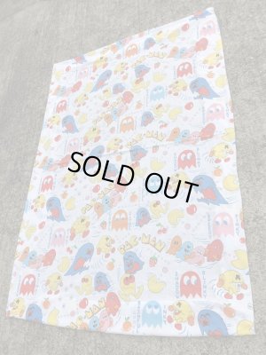 80年代頃のパックマンのビンテージボックスシーツ