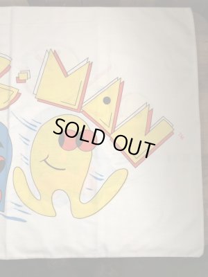 80年代頃のパックマンのヴィンテージピローケース