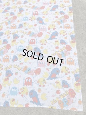 80年代頃のパックマンのヴィンテージベッドシーツ