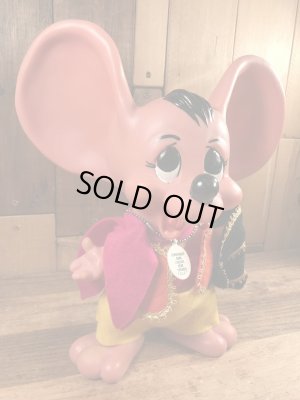 70年代頃のROYALTY Industries社製のフロリダマウスのビンテージコインバンク