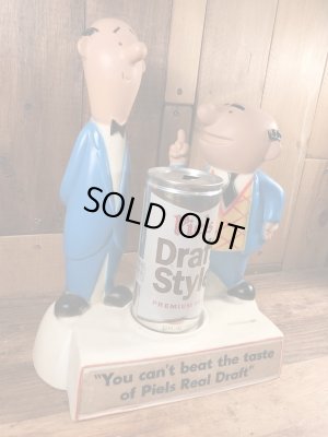 70年代頃のピールズビールのバート＆ハリーのビンテージ店頭用フィギュア