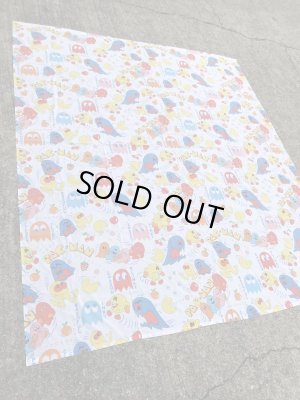 80年代頃のパックマンのヴィンテージベッドシーツ