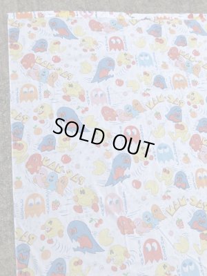 80年代頃のパックマンのビンテージフラットシーツ