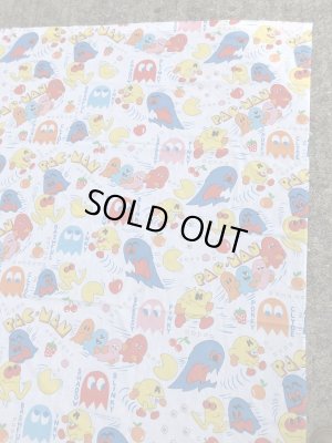 80年代頃のパックマンのヴィンテージベッドシーツ