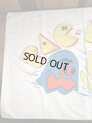 80年代頃のパックマンのヴィンテージピローケース