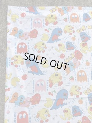 80年代頃のパックマンのビンテージボックスシーツ