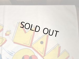 80年代頃のパックマンのヴィンテージピローケース