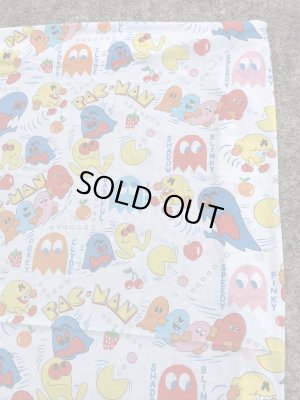 80年代頃のパックマンのヴィンテージベッドシーツ