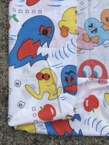 他の写真2: Pac-Man Fitted Sheet　パックマン　ビンテージ　ボックスシーツ　ベッドシーツ　80年代