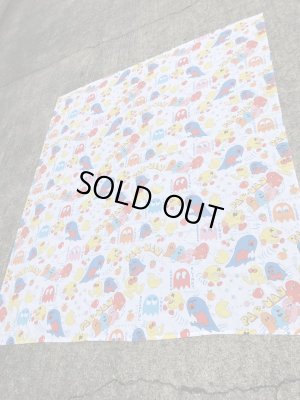 80年代頃のパックマンのビンテージフラットシーツ