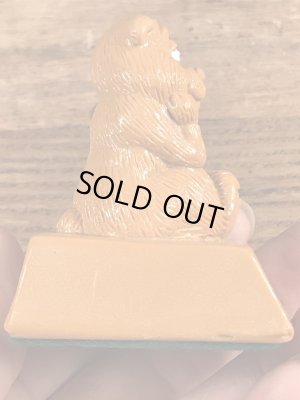 70年代頃のWallace Berrie社製の動物のヴィンテージメッセージドール