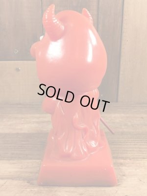 70年代頃のR.& W. Berrie社製のレッドデビルのヴィンテージメッセージドール