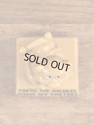 70年代頃の動物のビンテージメッセージドール