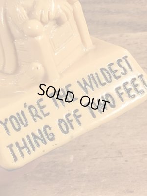 70年代頃の動物のビンテージメッセージドール