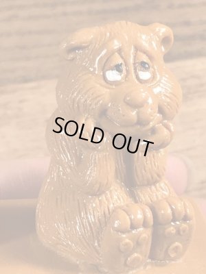 70年代頃のWallace Berrie社製の動物のヴィンテージメッセージドール