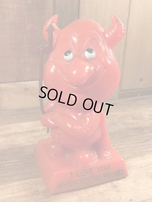 70年代頃のレッドデビルのビンテージメッセージドール