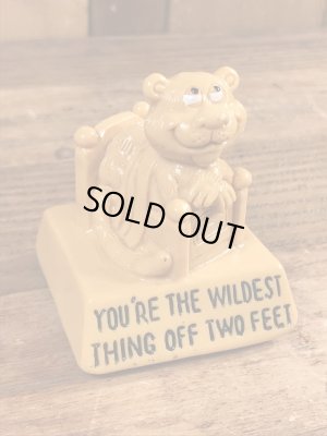 70年代頃の動物のビンテージメッセージドール