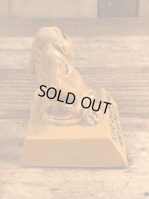 70年代頃の動物のビンテージメッセージドール