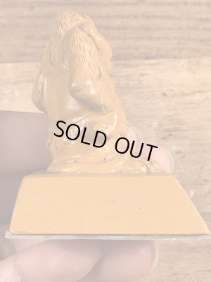 70年代頃のWallace Berrie社製の動物のヴィンテージメッセージドール