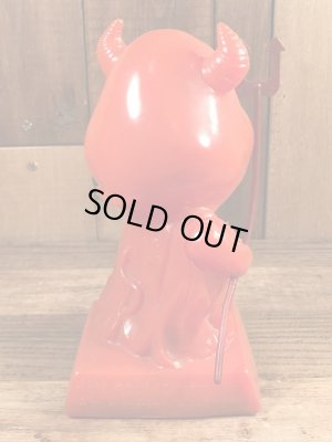 70年代頃のR.& W. Berrie社製のレッドデビルのヴィンテージメッセージドール