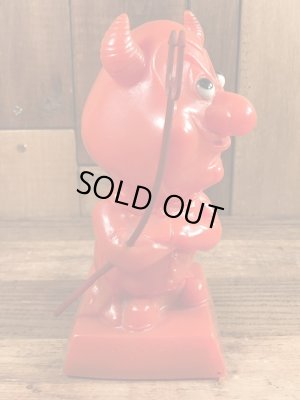 70年代頃のレッドデビルのビンテージメッセージドール