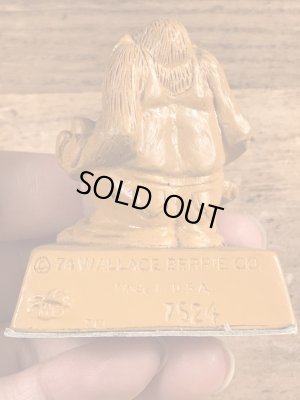 70年代頃の動物のビンテージメッセージドール