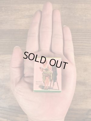 40〜50’sのピンナップガールのヴィンテージマッチブック