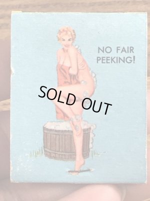 40〜50年代頃のピンナップガールのビンテージマッチブック