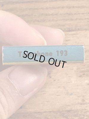 40〜50年代頃のピンナップガールのビンテージマッチブック