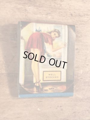 40〜50年代頃のピンナップガールのビンテージマッチブック