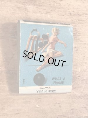 40〜50年代頃のピンナップガールのビンテージマッチブック